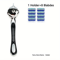 5-Layer Stainless Steel Safety Razor Shaving Set