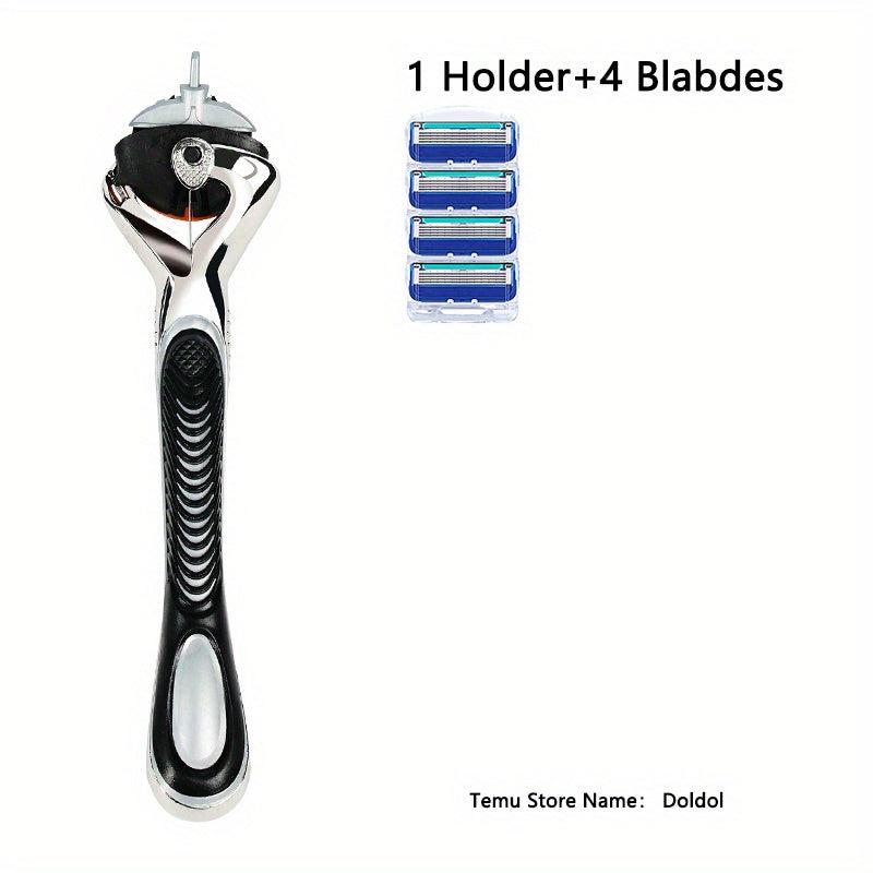 5-Layer Stainless Steel Safety Razor Shaving Set