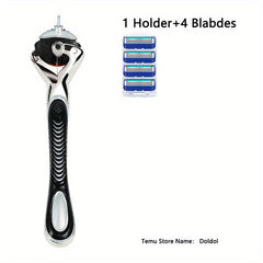 5-Layer Stainless Steel Safety Razor Shaving Set