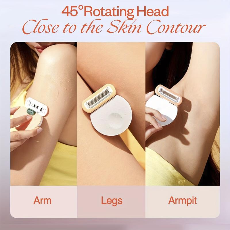 5 Blade Travel Razor for Women with Storage Case