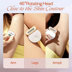 5 Blade Travel Razor for Women with Storage Case