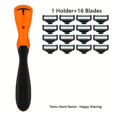 5-Layer Manual Safety Razor Set Stainless Steel Blades