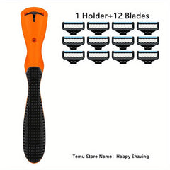 5-Layer Manual Safety Razor Set Stainless Steel Blades
