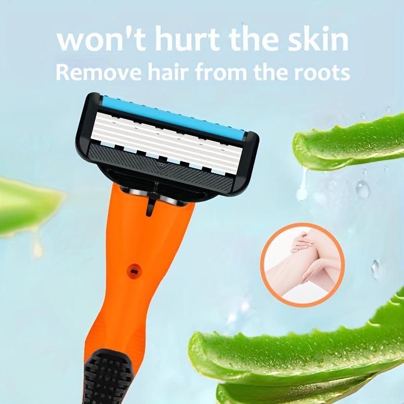 5-Layer Manual Safety Razor Set Stainless Steel Blades