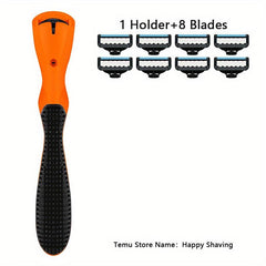 5-Layer Manual Safety Razor Set Stainless Steel Blades