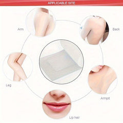 20 Pcs Body Wax Strips Gentle Hair Removal Kit Portable Tear Off Wax Strip