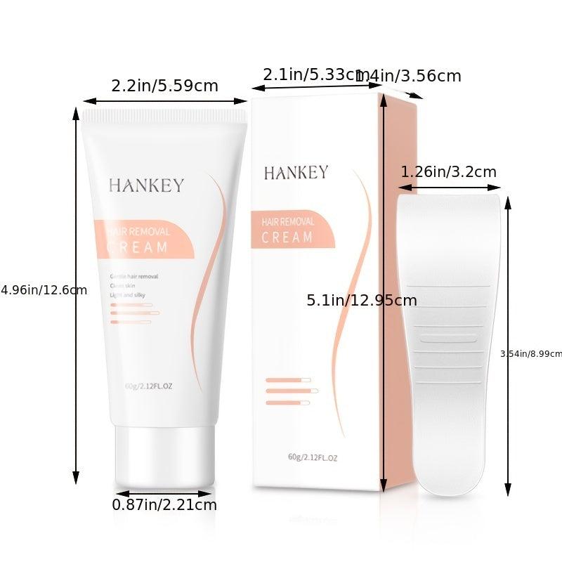 Hair Removal Cream Women Pubic Bikini Area Painless Formula All Skin Types