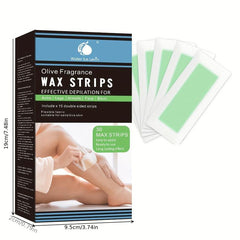Hair Removal Wax Strips Double Sided Disposable Papers Depilatory Wax Strips
