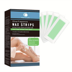 Hair Removal Wax Strips Double Sided Disposable Papers Depilatory Wax Strips
