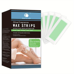 Hair Removal Wax Strips Double Sided Disposable Papers Depilatory Wax Strips