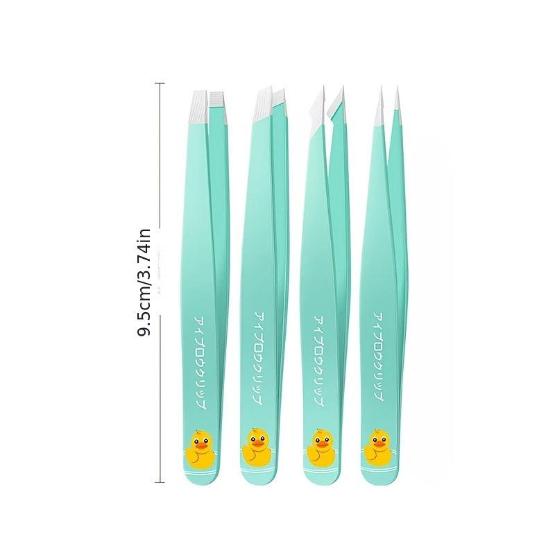 Stainless Steel Eyebrow Tweezers for Hair Removal