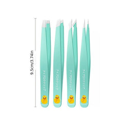 Stainless Steel Eyebrow Tweezers for Hair Removal