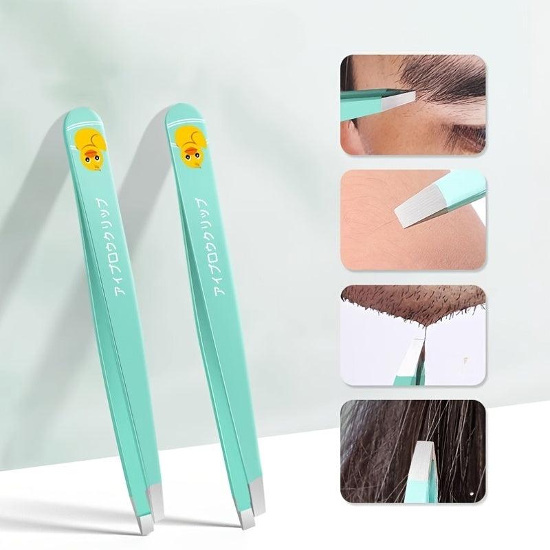 Stainless Steel Eyebrow Tweezers for Hair Removal