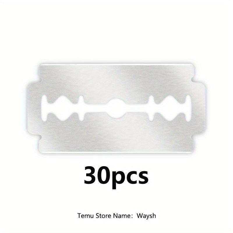 Double Sided Safety Razor Blades Stainless Steel Blades - Pack of 10