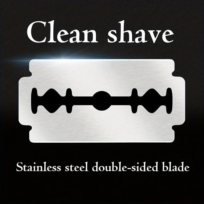 Double Sided Safety Razor Blades Stainless Steel Blades - Pack of 10