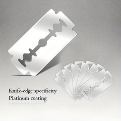 Double Sided Safety Razor Blades Stainless Steel Blades - Pack of 10