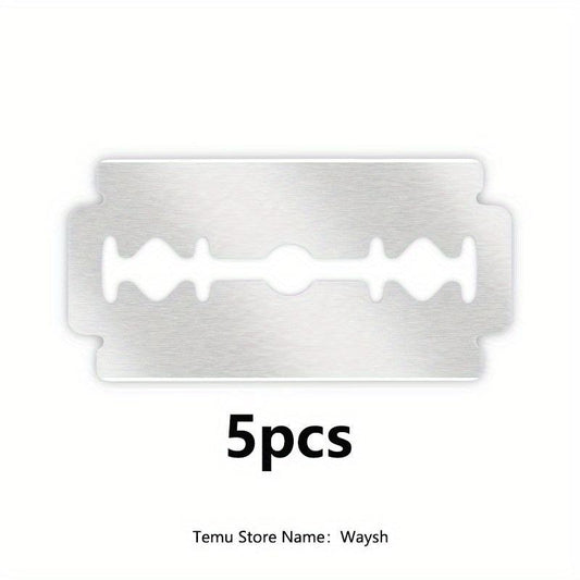 Double Sided Safety Razor Blades Stainless Steel Blades - Pack of 10