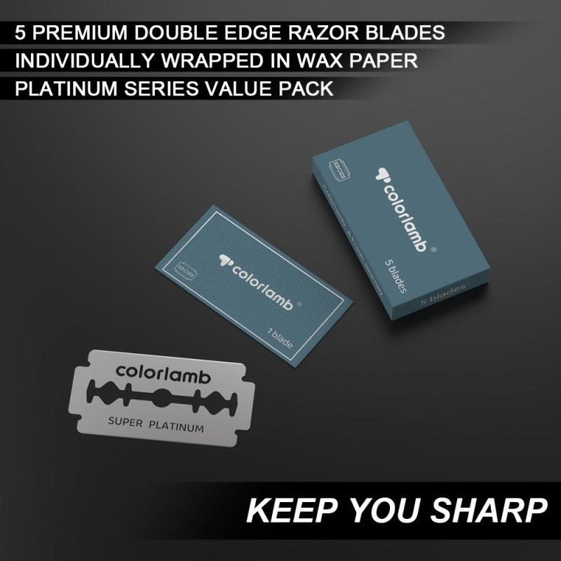 10 PCS Platinum Razor Blades for Men Safety Razor