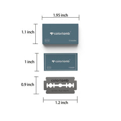 10 PCS Platinum Razor Blades for Men Safety Razor