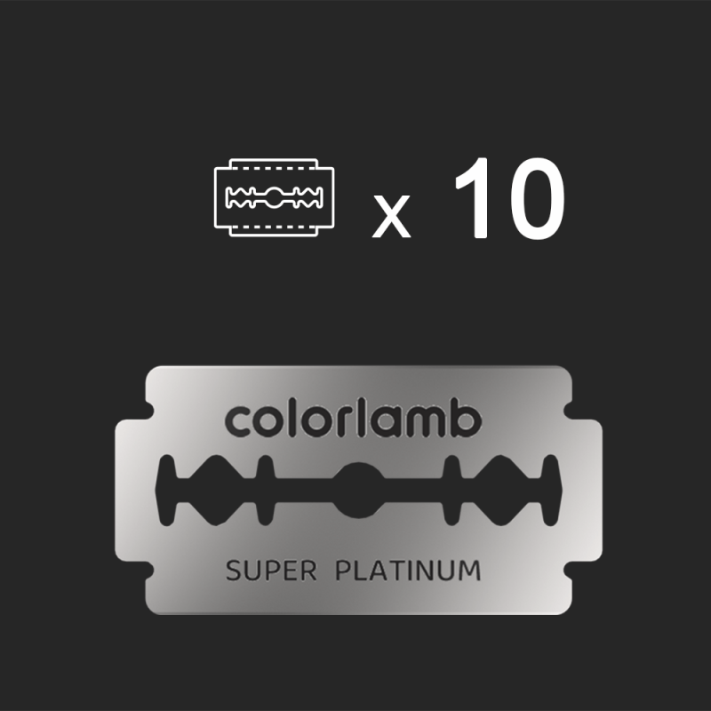 10 PCS Platinum Razor Blades for Men Safety Razor