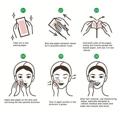 Facial Wax Strips Hair Removal For Women