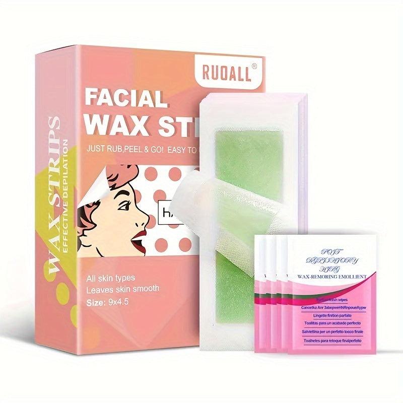 72pcs Body Wax Strips Kit For Hair Removal