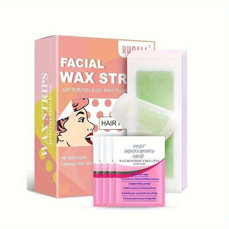 72pcs Body Wax Strips Kit For Hair Removal