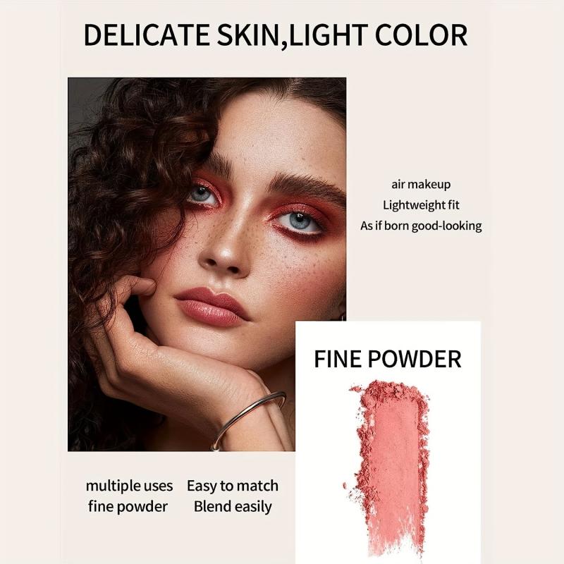 8 Blush Contouring Powder Palette - Waterproof Matte Shimmer Powder