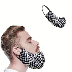 Adjustable Beard Bib Waterproof Hair Apron Guard Bonnet Beard Shaping Tool