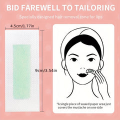 Hair Removal Wax Strips Quick & Painless Body Waxing Strip Women & Men