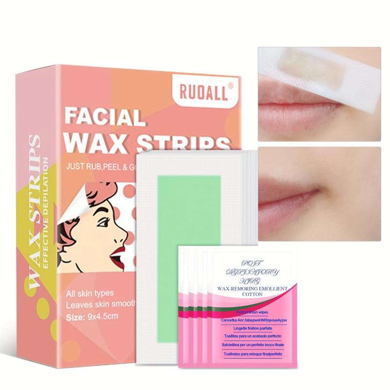 Hair Removal Wax Strips Quick & Painless Body Waxing Strip Women & Men