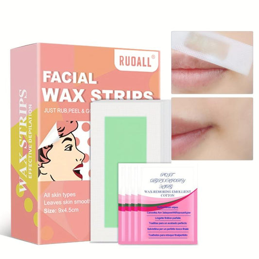 Hair Removal Wax Strips Quick & Painless Body Waxing Strip Women & Men