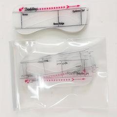Eyebrow Stamp Stencil Kit Eyebrow Shaper with Strap