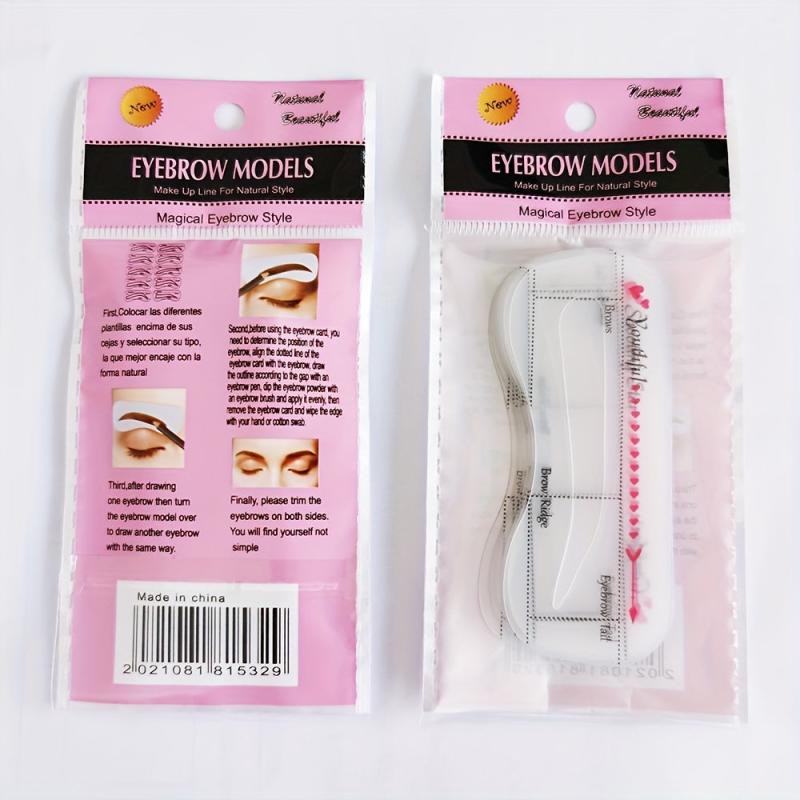 Eyebrow Stamp Stencil Kit Eyebrow Shaper with Strap