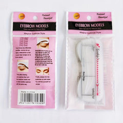 Eyebrow Stamp Stencil Kit Eyebrow Shaper with Strap