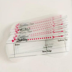 Eyebrow Stamp Stencil Kit Eyebrow Shaper with Strap