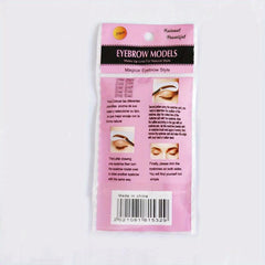 Eyebrow Stamp Stencil Kit Eyebrow Shaper with Strap