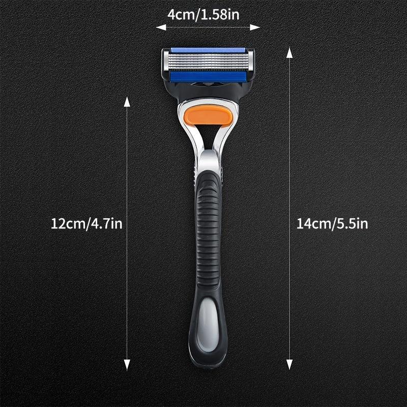 Classic 6 Layer Manual Razor Set with 4 Refills