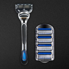 Classic 6 Layer Manual Razor Set with 4 Refills