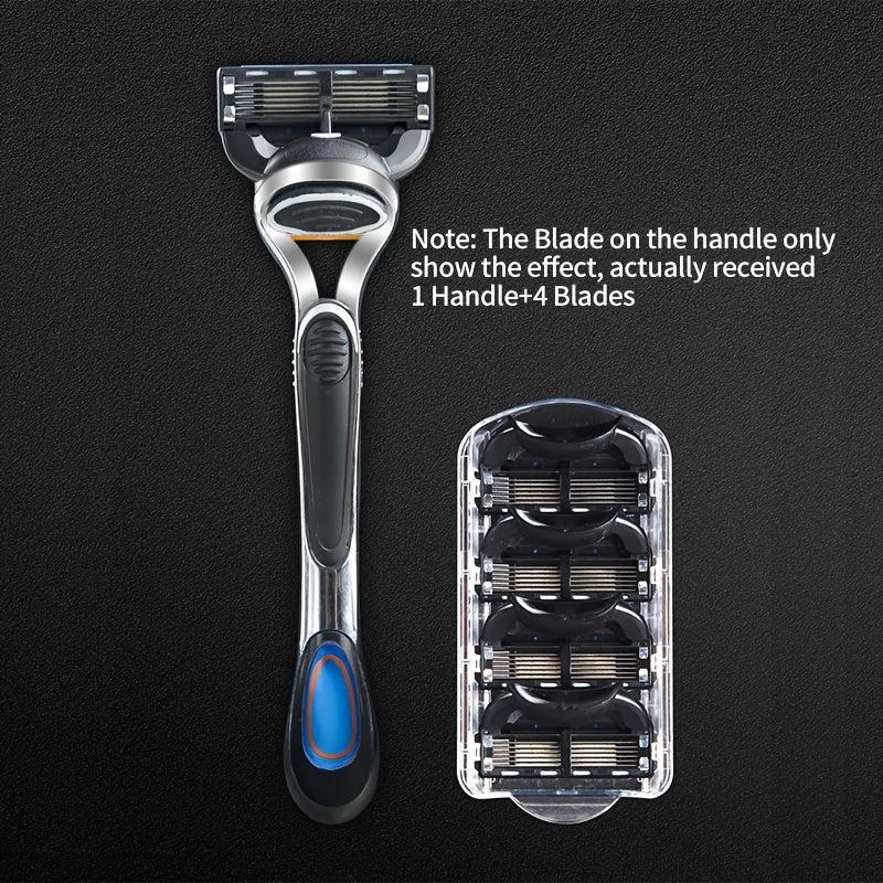 Classic 6 Layer Manual Razor Set with 4 Refills
