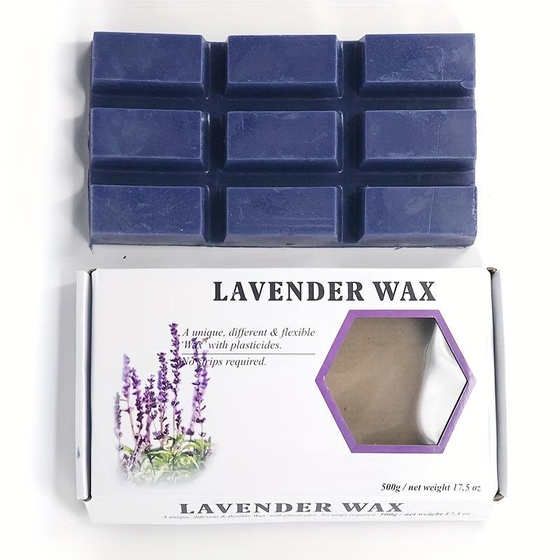 500g Pink Rose Wax Block Square Hard Wax Block Hair Removal Wax