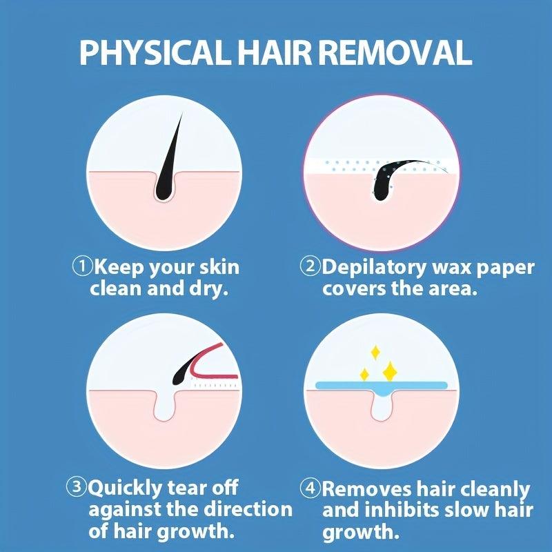 Gentle Body Wax Strips For Painless Hair Removal