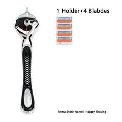 5-Layer Stainless Steel Manual Safety Razor Set
