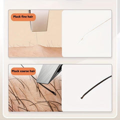 Professional Stainless Steel Eyebrow Tweezers Set