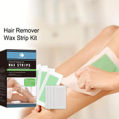 28pcs Body Wax Strips for Women Hair Removal, Portable Tear Off Leg, Armpit, Lip
