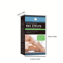 Hair Removal Wax Strips Double Sided Disposable Wax Papers Leg Body Hair