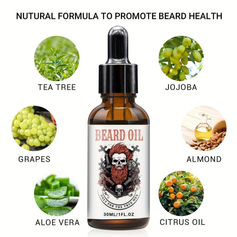 Beard Growth Thick Essence Mustache Fast Grow Eyebrow 30ml