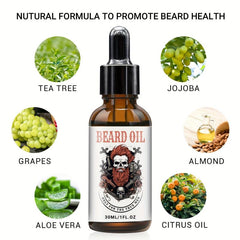 Beard Growth Thick Essence Mustache Fast Grow Eyebrow 30ml