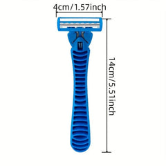 Disposable Stainless Steel Triple Blades Razor for Men