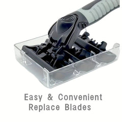 Disposable Stainless Steel Triple Blades Razor for Men